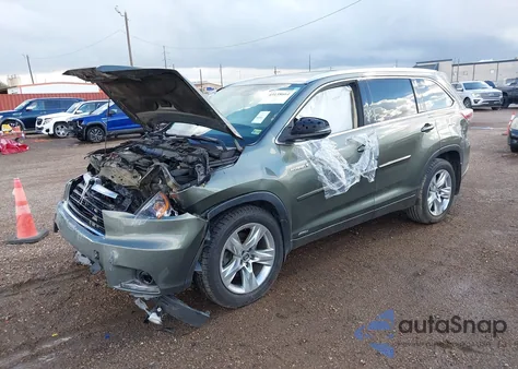 2016 Toyota Highlander Hybrid Ltd Platinum из США, поврежденный, VIN 5TDDCRFH7GS013877